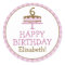 Personalised Birthday Cake Kids Birthday Stickers