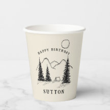 Personalised Birthday Camping