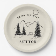 Personalised Birthday Camping