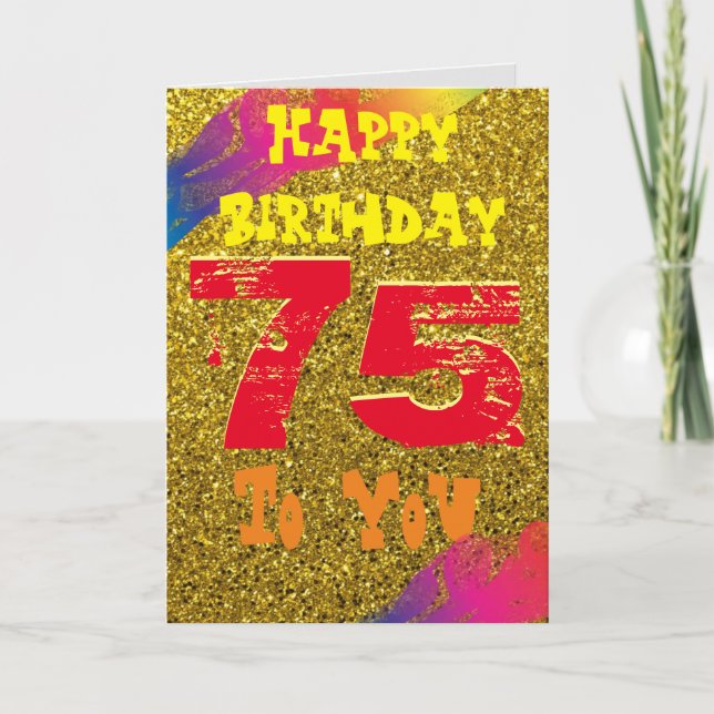 Personalised birthday card (Front)