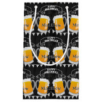Personalised Birthday Chalkboard Beer Glass