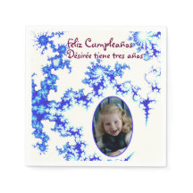 Personalised Birthday Cocktail Napkins - Spanish