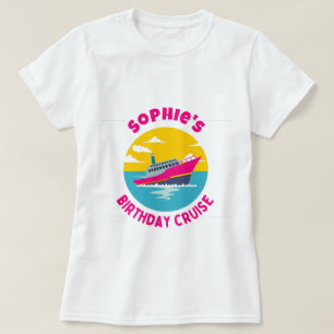 Personalised Birthday Cruise T-Shirt