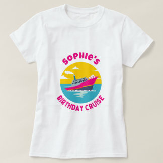 Personalised Birthday Cruise T-Shirt