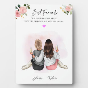 Personalised birthday gift for Best Friend Plaque