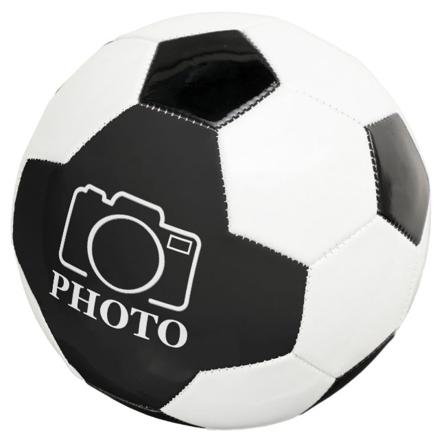 Personalised Birthday Gift Idea Upload Your Photo Football (Three Quarter)