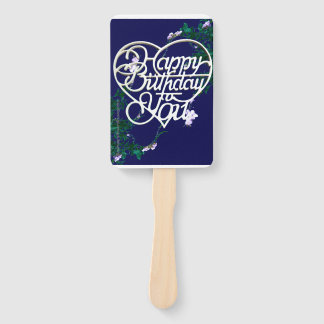 Personalised Birthday Gifts Hand Fan