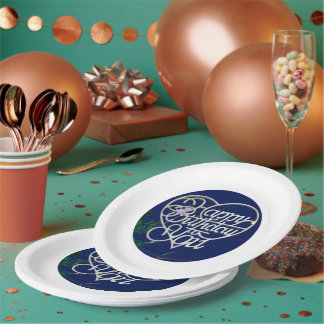 Personalised Birthday Gifts Paper Plate