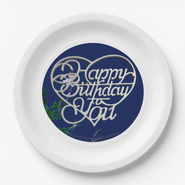 Personalised Birthday Gifts  Paper Plates (Front)
