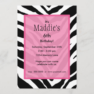 Personalised Birthday Invitation