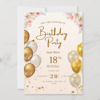 Personalised Birthday Invitation