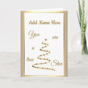 Personalised Birthday luxury modern design Card