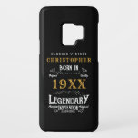 Personalised Birthday Monogram Legendary Father Case-Mate Samsung Galaxy S9 Case<br><div class="desc">Vintage design any year "Original Quality Legendary Inspiration" Samsung S9 case for that special dad. Add the name and year as desired in the template fields creating a unique 40th, 50th, 60th or any birthday celebration item. Team this up with the matching gifts, party accessories, and clothing available in our...</div>
