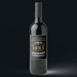 Personalised Birthday Monogram Legendary Father Wine Label<br><div class="desc">Vintage design any year "Original Quality Legendary Inspiration" wine bottle labels for that special dad. Add the name and year as desired in the template fields creating a unique 40th, 50th, 60th or any birthday celebration item. Team this up with the matching gifts, party accessories, and clothing available in our...</div>