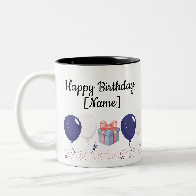 Personalised Birthday Mug (Left)