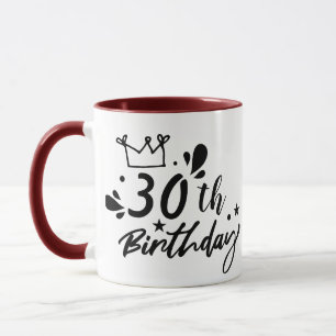 Personalised Birthday Mug - Custom Age Coffee Cup