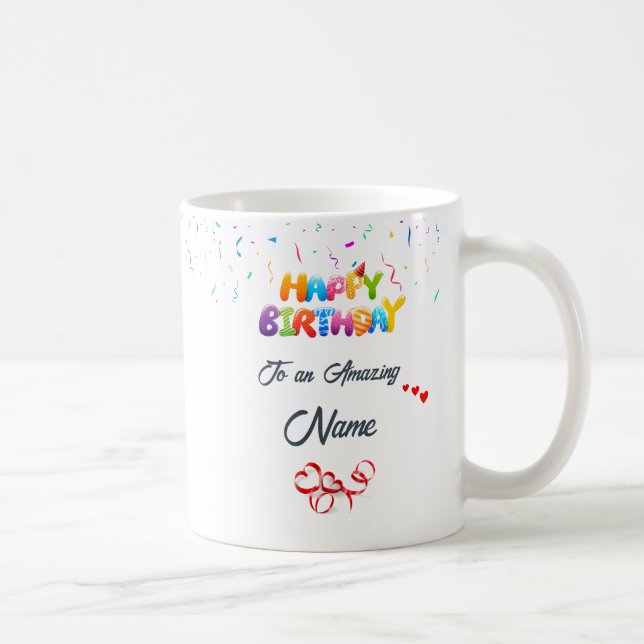 Personalised Birthday Mug - Thoughtful & Practical (Right)