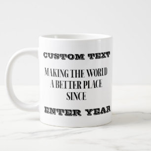 Personalised Birthday Name & Year Mug