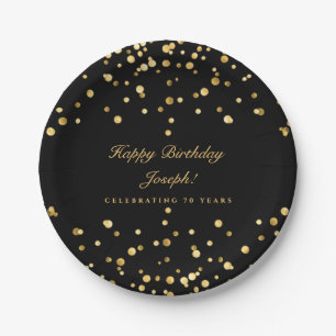 Personalised Birthday Paper Plate