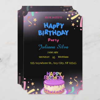 Personalised Birthday Party Invitation