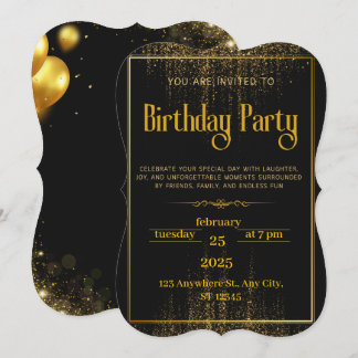 Personalised Birthday Party Invitation