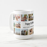 Personalised Birthday Photo Collage Mug