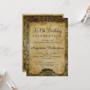 Personalised Birthday Photo Template Retro Vintage