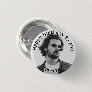 Personalised Birthday Photo, Your Picture Badge