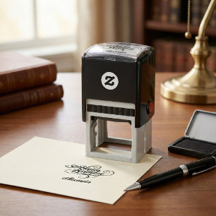 Personalised Birthday Self Inking Rubber Stamp