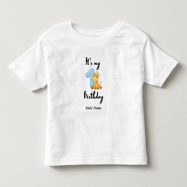 Personalised Birthday Shirts (Front)