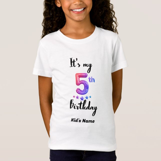 Personalised Birthday Shirts (Front)
