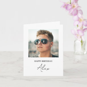 Personalised Birthday Snapshot Card