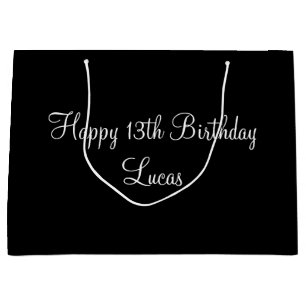 Personalised Birthday,Special Birthday,Personalise Large Gift Bag