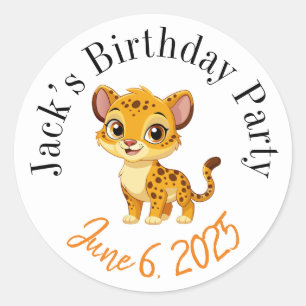 Personalised birthday stickers 