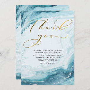Personalised  Birthday Thank You Cards for Adults