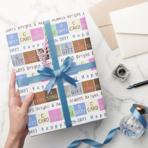 Personalised Birthday Wishes Gift Wrapping Paper
