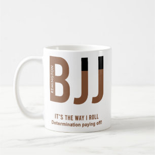 Personalised BJJ Jiu Jitsu Brown Belt Edition Coffee Mug