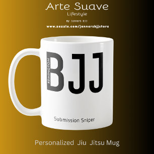 Personalised BJJ Jiu Jitsu Submission Sniper Coffee Mug