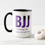 Personalised BJJ Way I Roll Jiu Jitsu Purple Belt Mug<br><div class="desc">Unleash your inner warrior every morning with our personalised Jiu Jitsu 15oz coffee mug—perfect for the proud purple belt in your life! This quirky mug is not just a holder of beverages but a celebration of your journey and dedication to the art of Jiu Jitsu. Imagine starting your day with...</div>