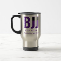 Personalised BJJ Way I Roll Jiu Jitsu Purple Belt