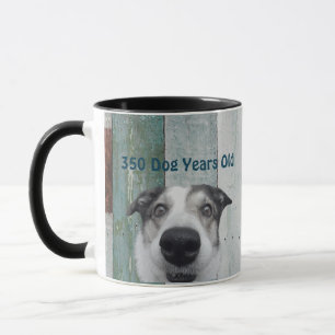Personalised Black 50th Birthday Custom Mug
