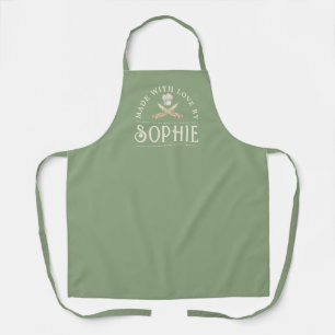 Personalised Black All-Over Print Apron