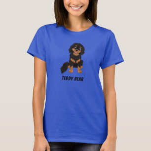 Personalised Black and Tan Cavalier Spaniel T-Shirt