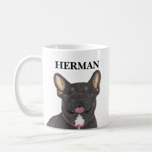 Personalised Black and Tan Frenchie French Bulldog Coffee Mug