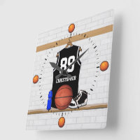 Personalised Black and White Basketball Jersey