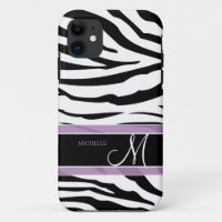 Personalised Black and White Zebra Stripes