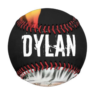 Personalised black baseball heat