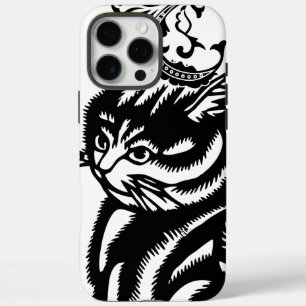 Personalised Black Cat iPhone 16 Pro Max Case