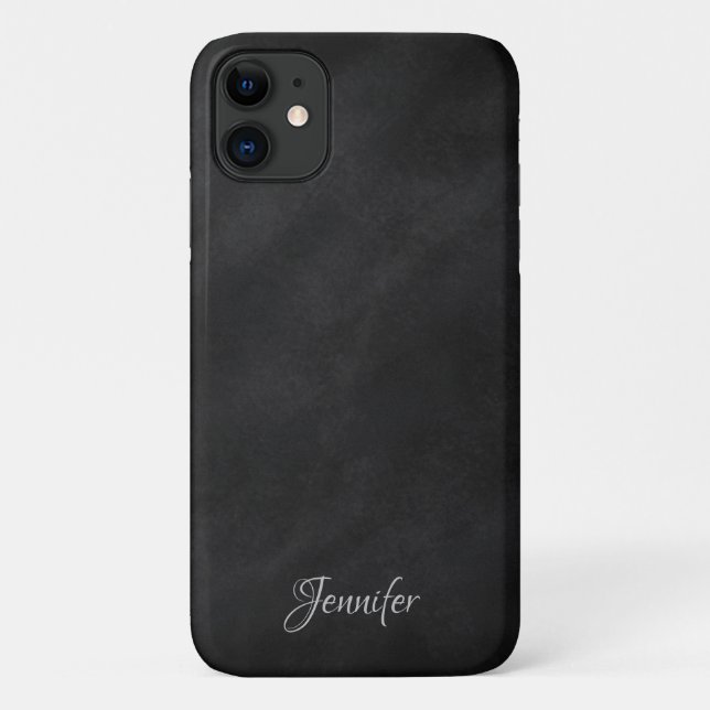 Personalised Black Chalkboard Case-Mate iPhone Case (Back)