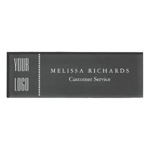 Personalised Black Chalkboard Small Name Badge